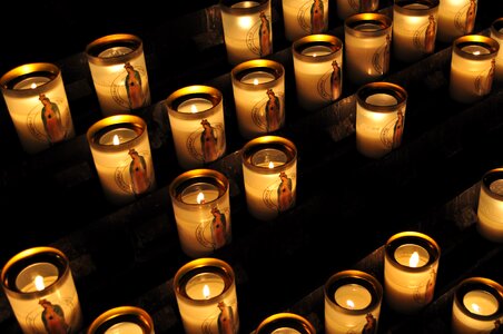 Candlelight spirituality church photo