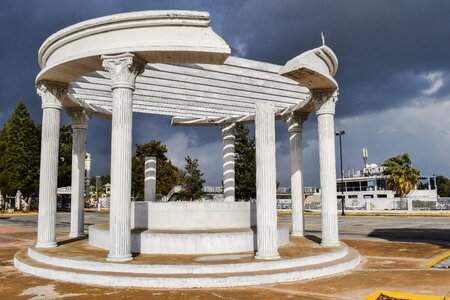 Columns peristyle decorative