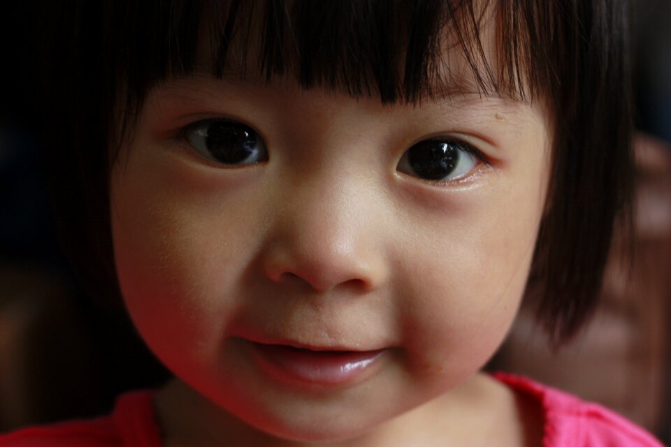 Girls face portrain