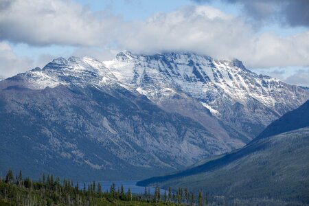 Landscape rocky mountains canada–united states border photo
