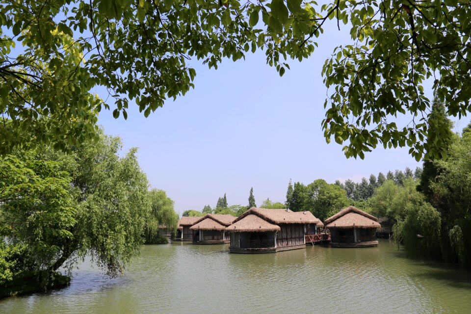 The ancient town building jiangnan