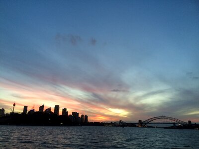 Cityscape water tourism photo