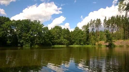 Landscape water nature reflection photo