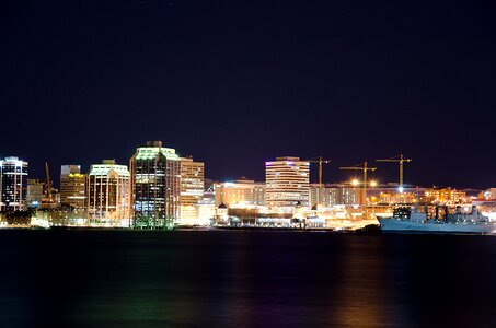 Nova scotia downtown harbour