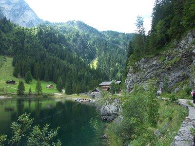 Mountains forest hut