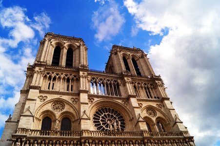 Cathedral tower france photo