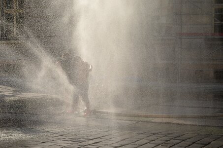 Summer holiday fountain