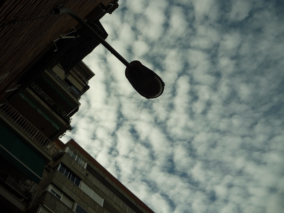 Sky clouds contrast