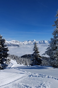 Snowy snow magic sky