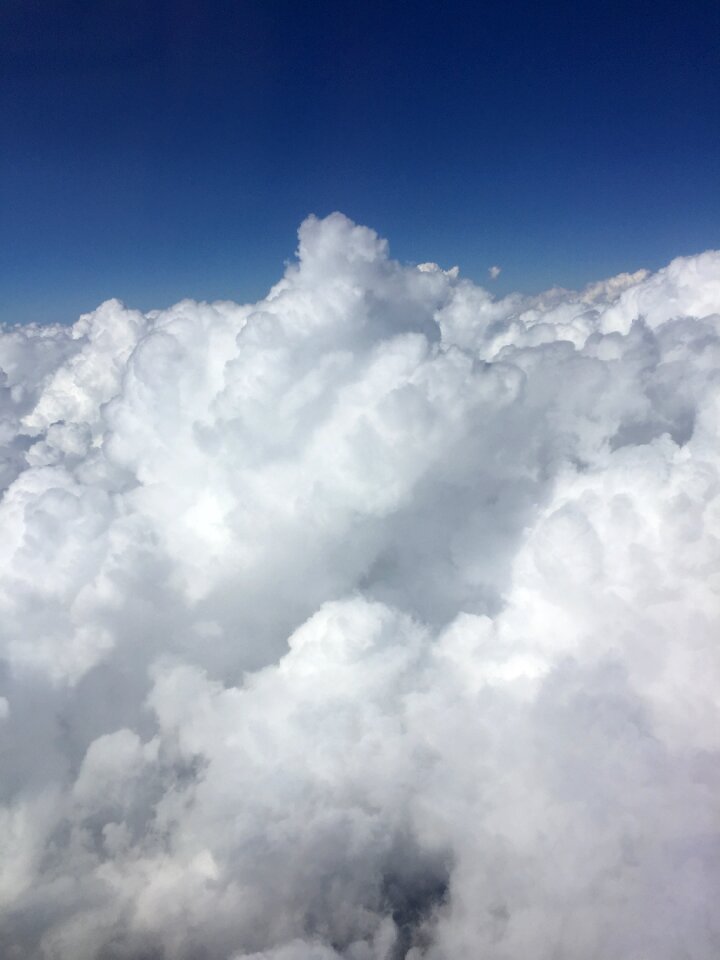 Blue sky white clouds