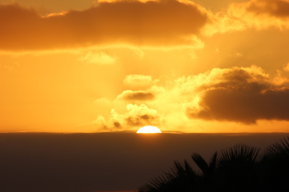 Sky horizon cape verde