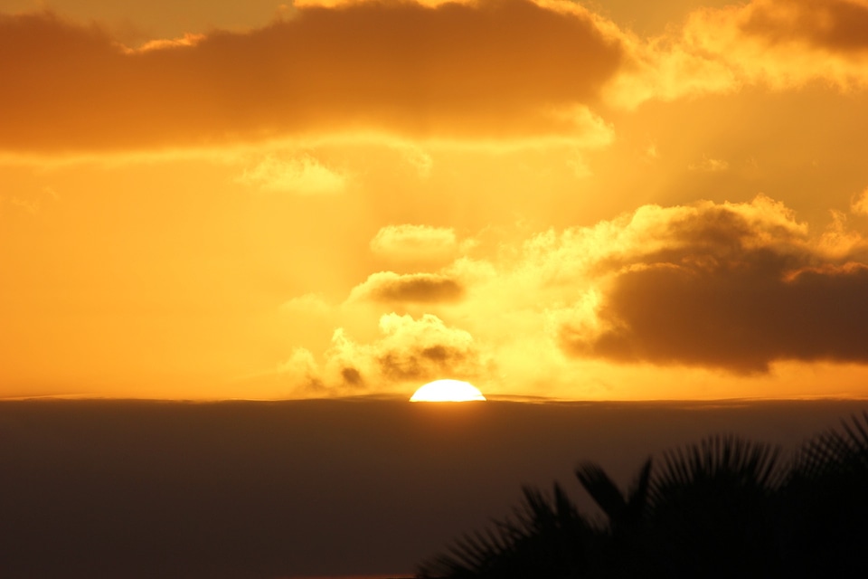 Sky horizon cape verde photo