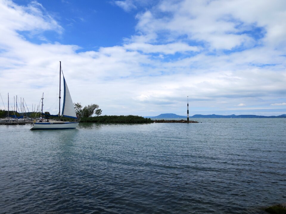Sailing summer water
