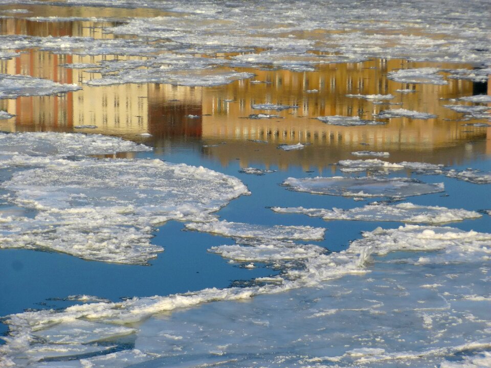 Reflection water ice