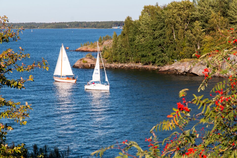 Coast archipelago the baltic sea