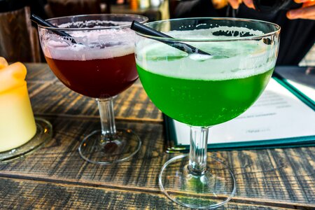 Coffee cocktail fruit