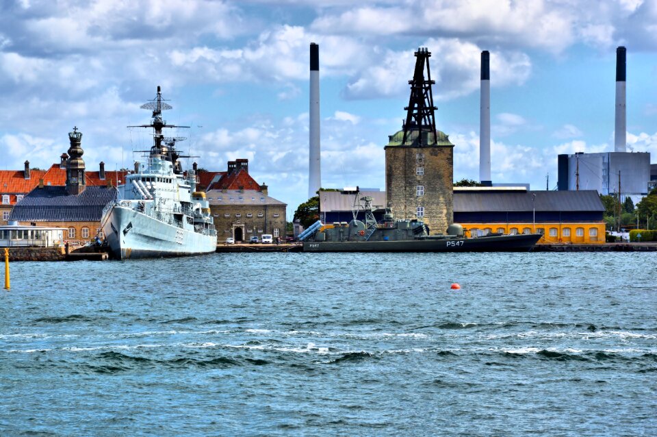 Ships warship river