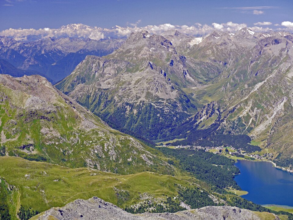 Lake sils high inntal graubünden