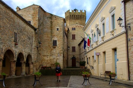 Italy borgo middle ages photo