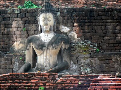 Ruins old temple religious