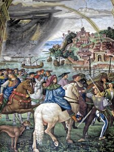 Fresco renaissance library