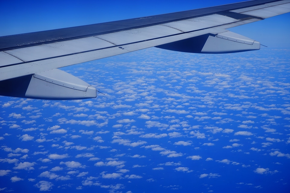 Sky clouds blue