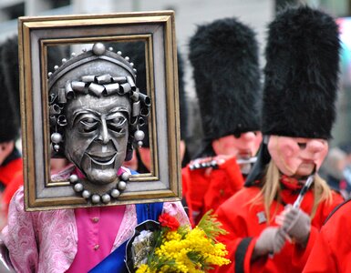 Panel street carnival masquerade
