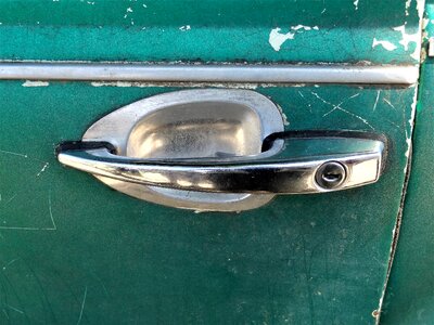 Auto door latch handle photo