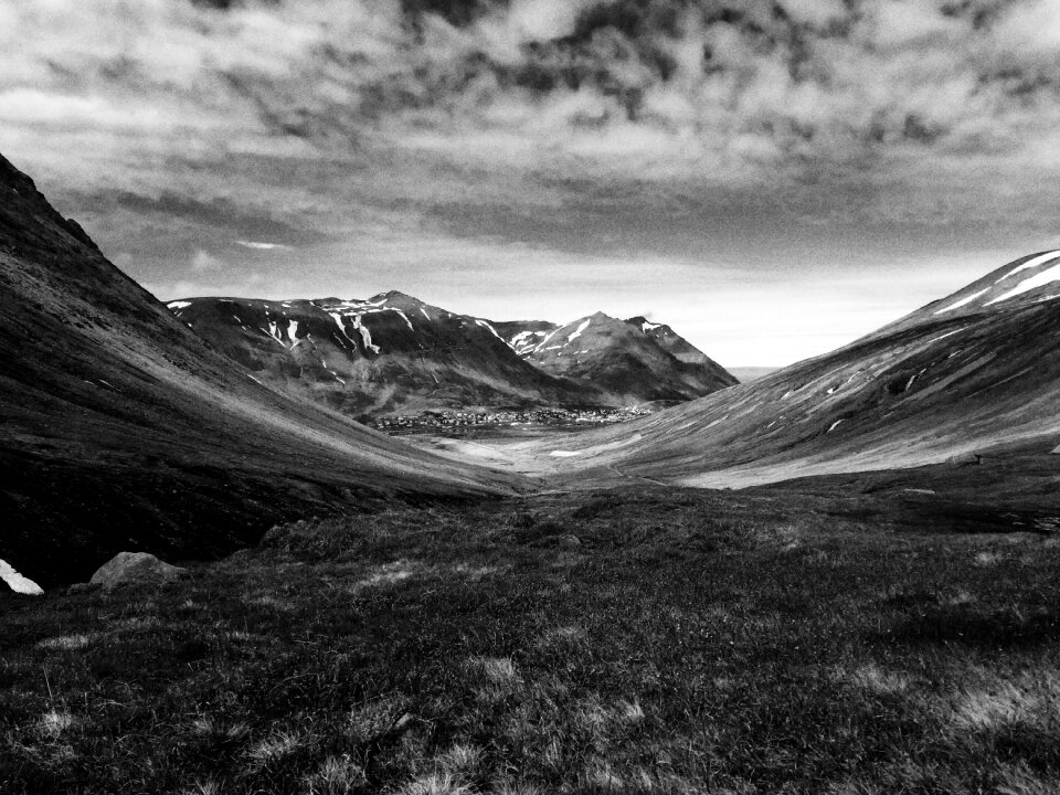 Landscape highland island hike