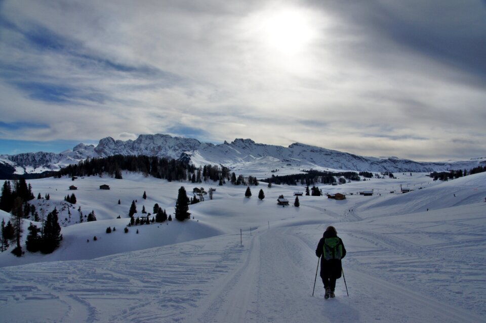 Mountain cold winter