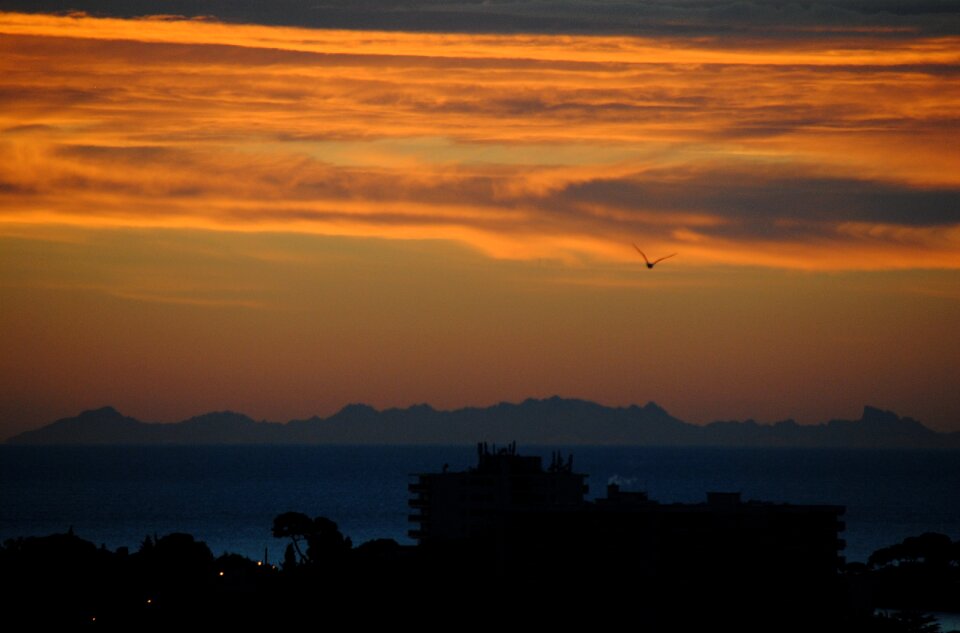 Horizon corsica mediterranean sea photo