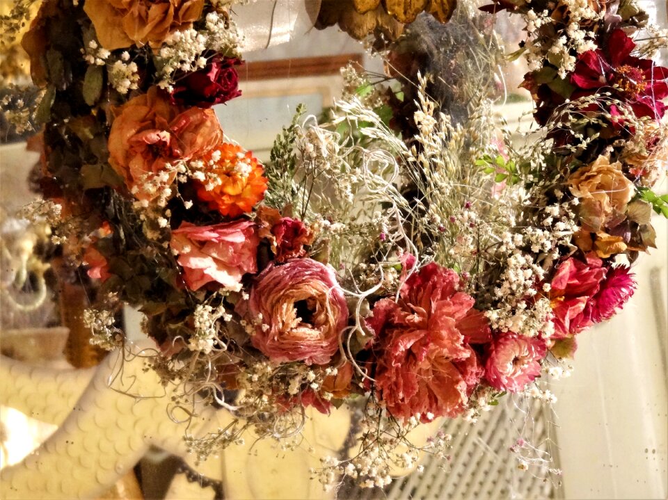 Dried flowers decoration ornament