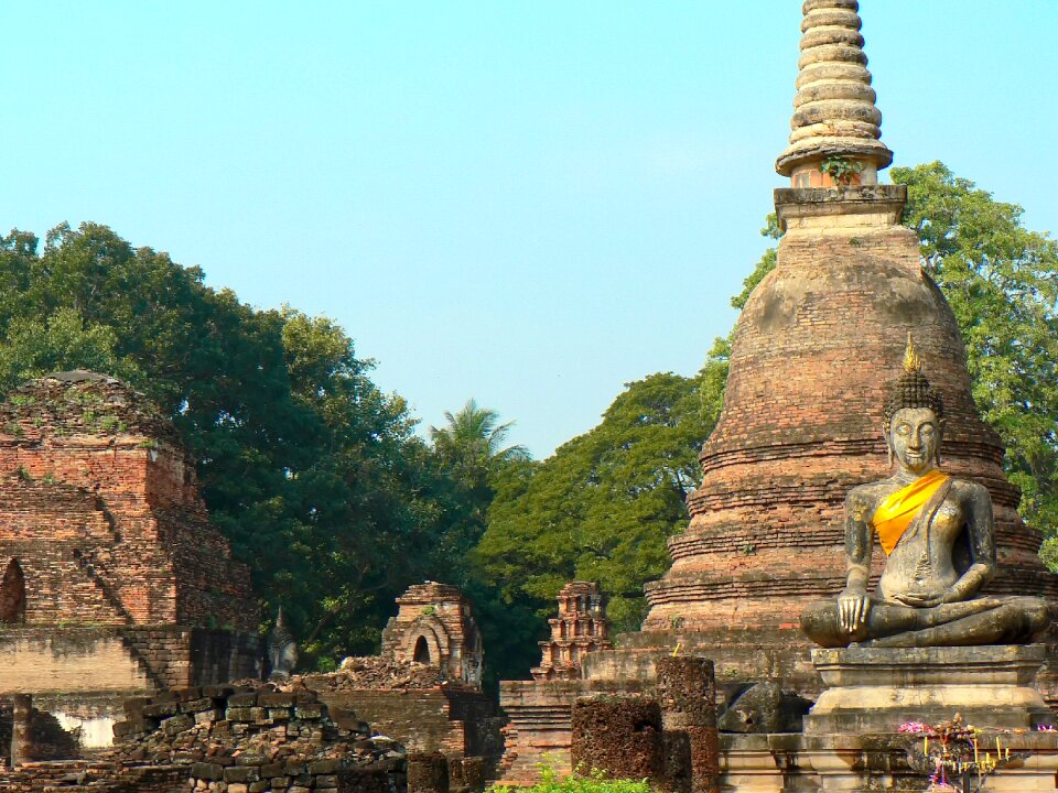 Stupa ruins sanctuary