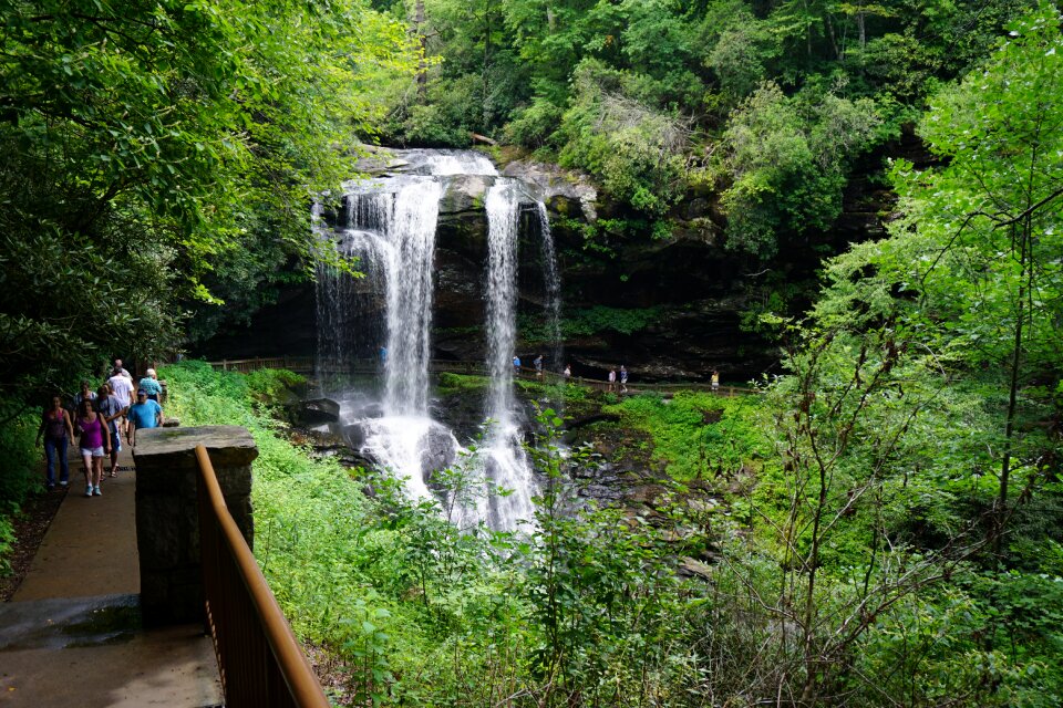 Highlands green waterfall