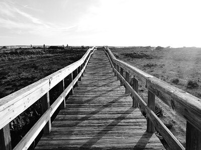 Wooden footpath pathway photo