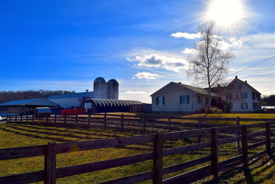 Rural country sky