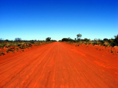 Road orange road photo