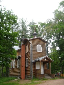 Church in the forest wooden balaam