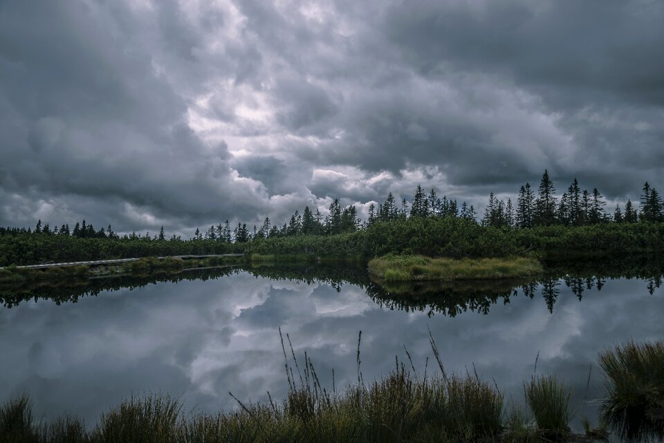 Landscape nature lake