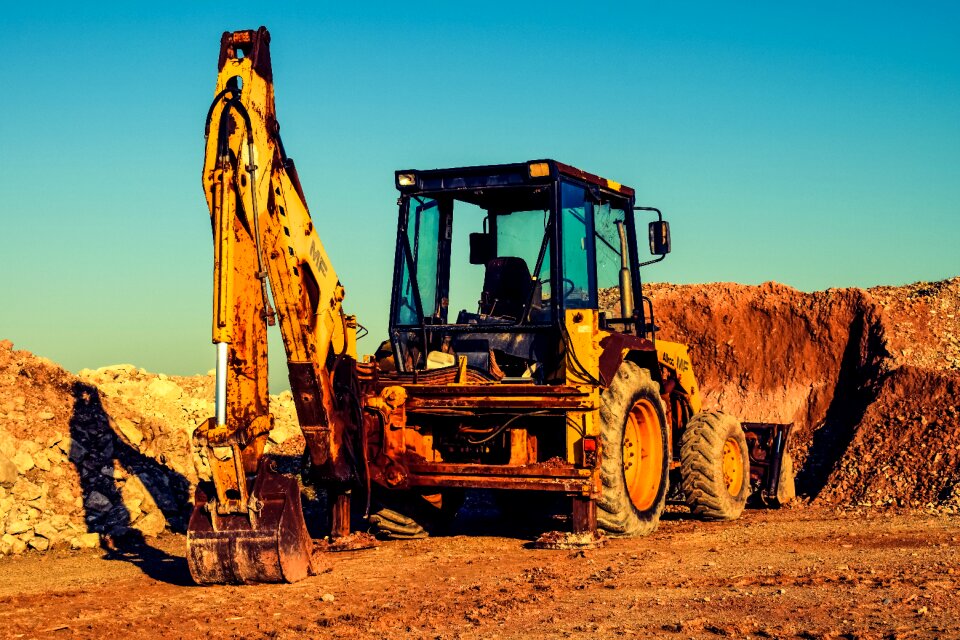 Excavator machinery machine