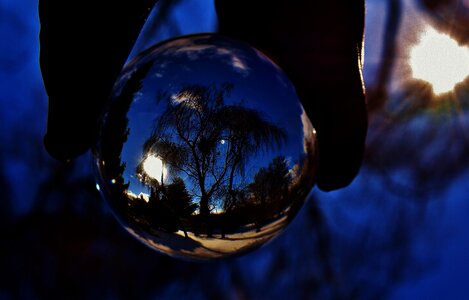 Night dark transparent photo