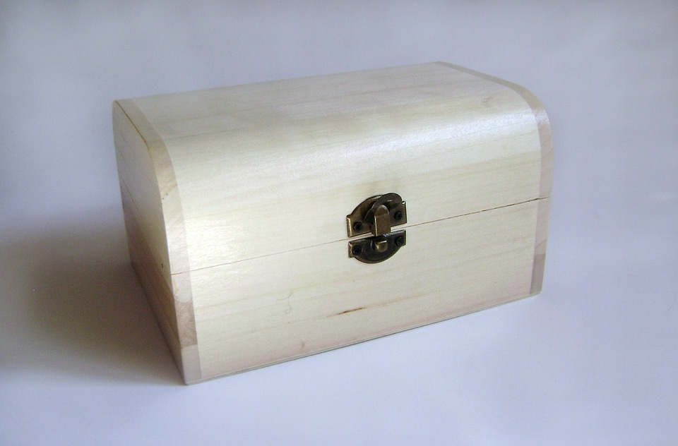 Box wooden box casket