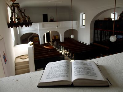 Croatia prayer book pulpit photo