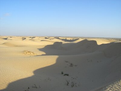Tunisia desert sand photo