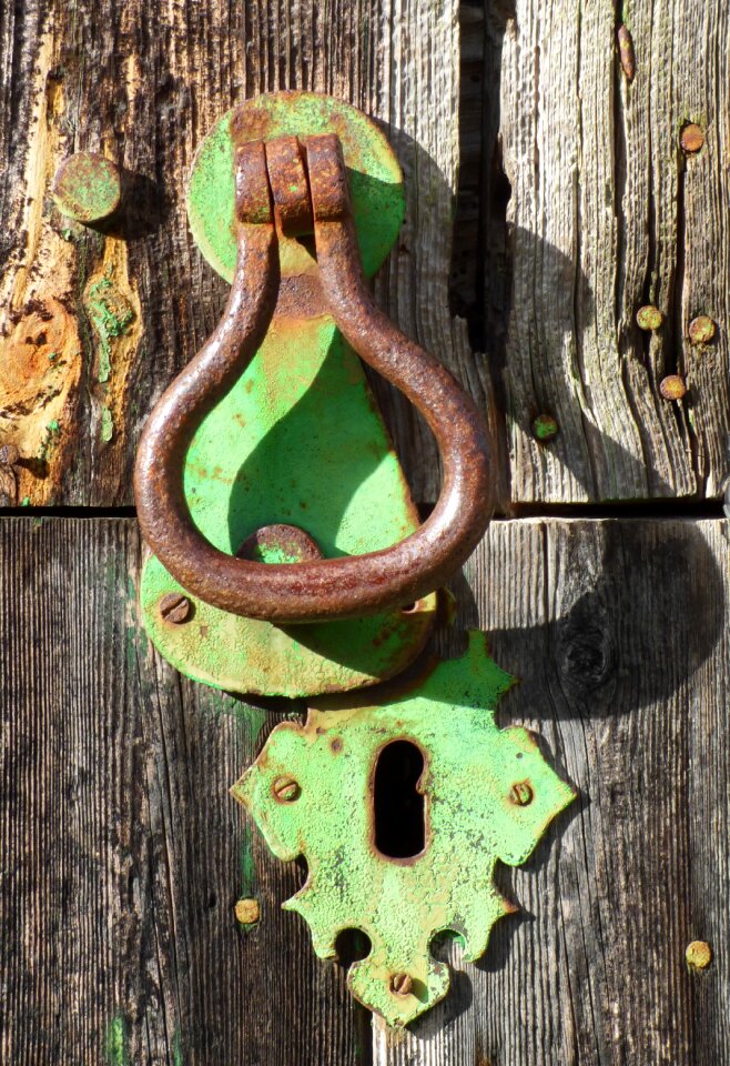 Old wood iron