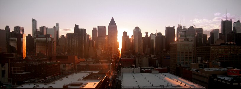 Sunrise metropolis usa photo