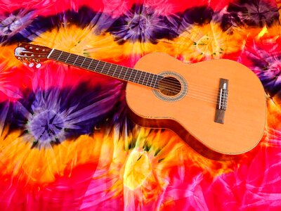 Acoustic guitar musician musical instrument photo