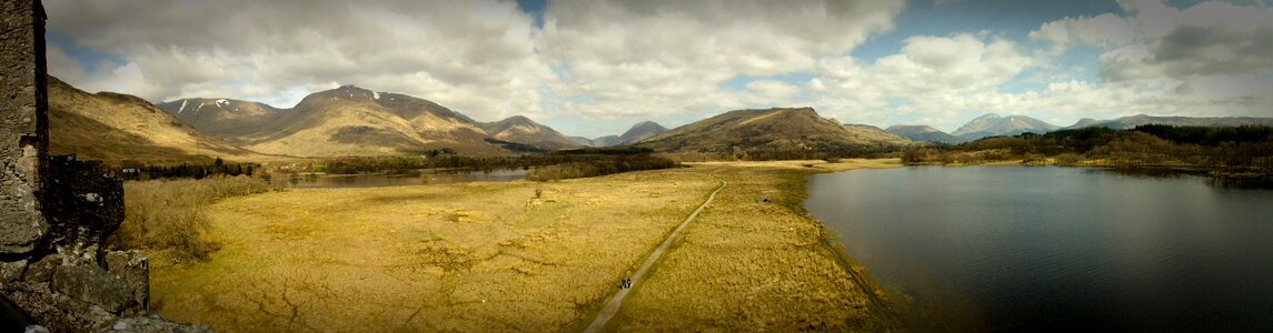 Lake mountains scotland