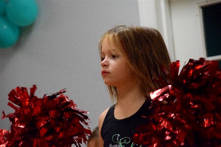 Young female dance class