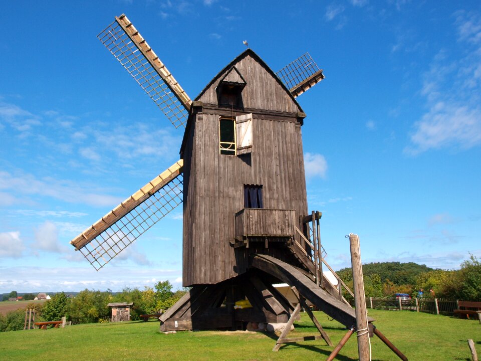 Island usedom windmill